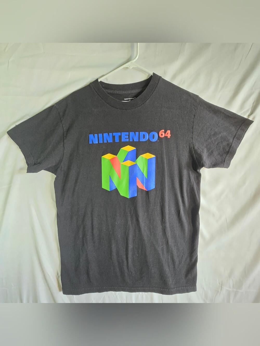 Nintendo 64 Black T-Shirt with Multicolor Logo